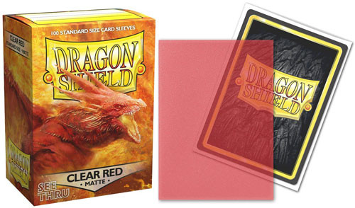 Dragon Shield Sleeves: Matte - Clear Red (100)