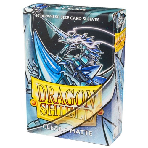 Dragon Shield Sleeves: Matte - Japanese Size - Clear (60)