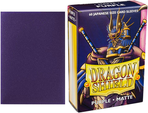 Dragon Shield Sleeves: Matte - Japanese Size - Purple (60)
