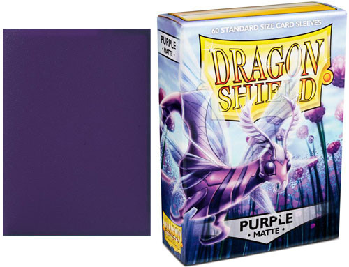 Dragon Shield Sleeves: Matte - Purple (60)