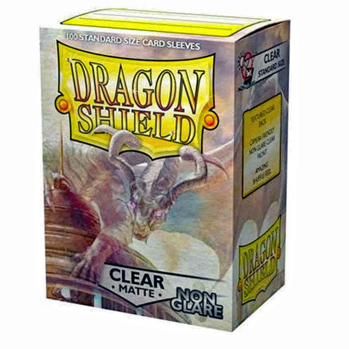 Dragon Shield Sleeves: Matte Non-Glare - Clear (100)