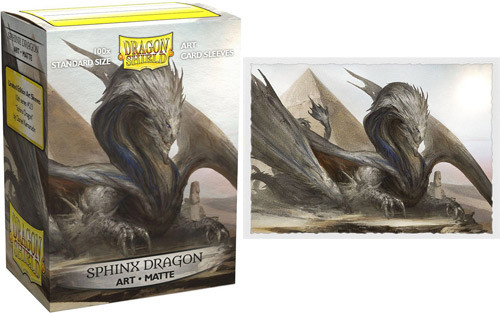 100 Standard Sized Card Sleeves Matte Dragon Shield Sphinx Dragon 