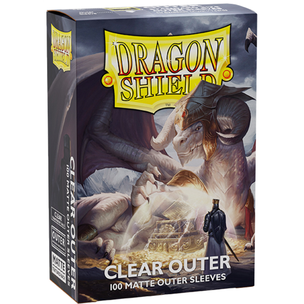 Dragon Shield Outer Sleeves: Matte - Clear (100)
