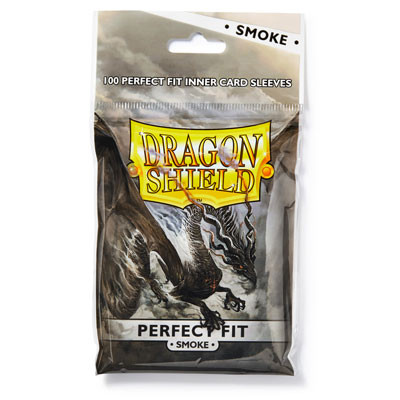 Dragon Shield Sleeves: Perfect Fit - Smoke (100)