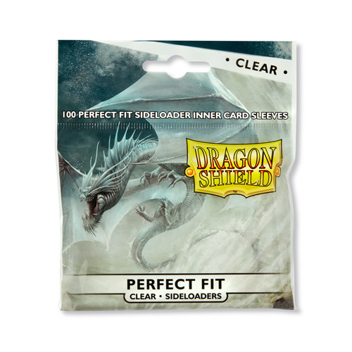 Dragon Shield Sleeves: Perfect Fit - Clear Sideloaders (100)