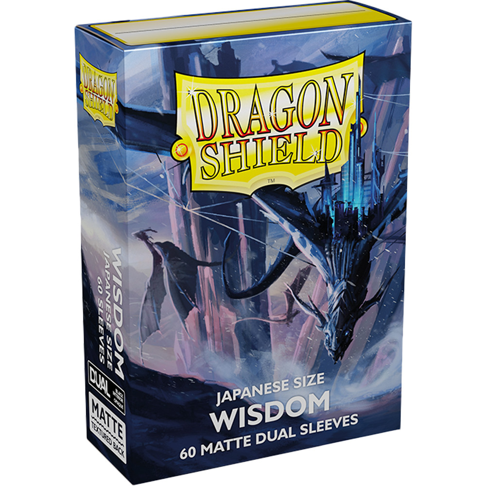 Dragon Shield Sleeves: Matte Dual - Japanese Size - Wisdom (60