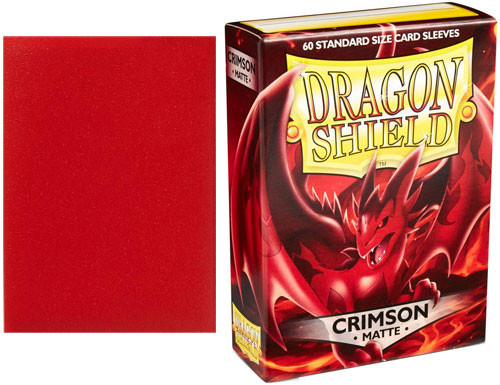 Dragon Shield Sleeves Matte Crimson NEW 100
