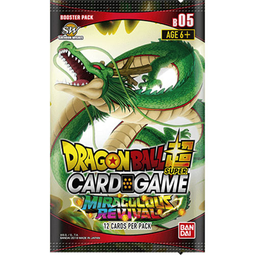 Dragon Ball Super TCG Shenron Wishes 5 Miraculous Revival Booster Pack ...