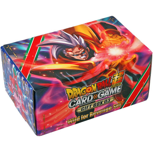 Dragon Ball Super Card Game Gift Box 03 Wild for Revenge Set SEALED 