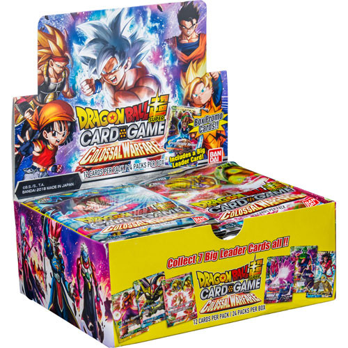 Dragon Ball Super Card Game Colossal Warfare BOOSTER BOX PLUS TWO DASH PACKS 
