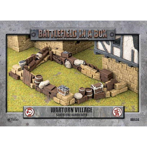 Battlefield in a Box: Barricades - Sandstone