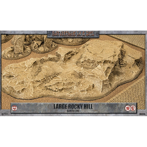 Battlefield in a Box: Large Rocky Hill - Sandstone