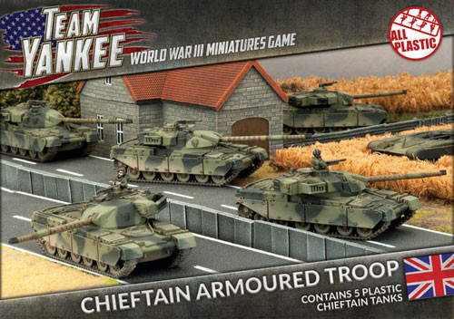 Team Yankee: British - Chieftain Armored Troop