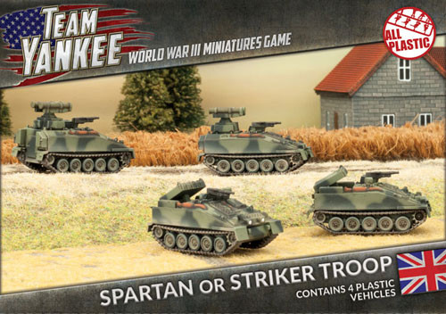 Team Yankee: British - Spartan / Striker Troop