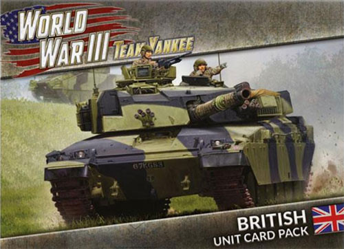WWIII Team Yankee: British Unit Card Pack