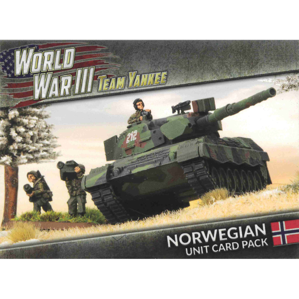 WWIII Team Yankee: Norwegian Unit Cards