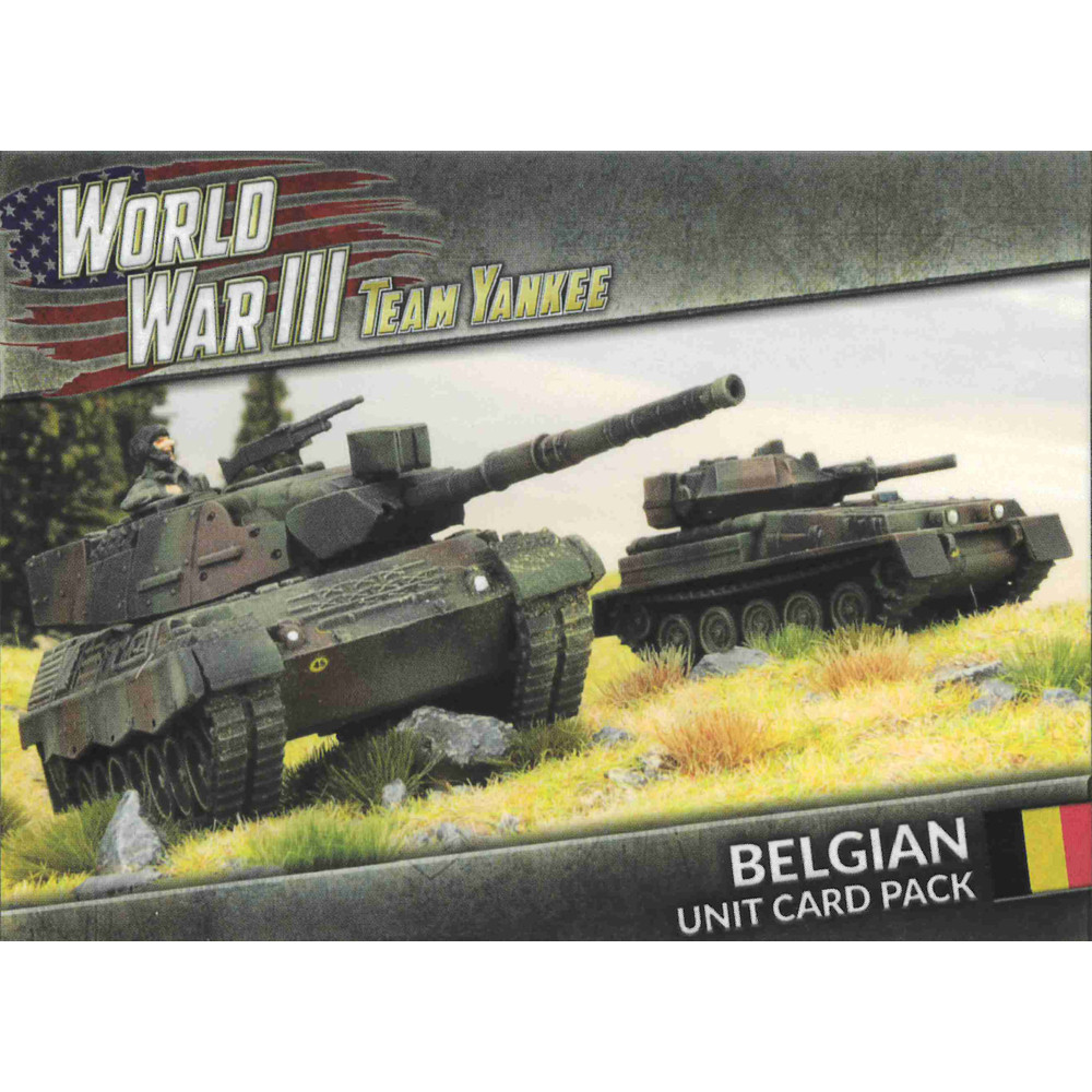WWIII Team Yankee: Belgian Unit Card Pack