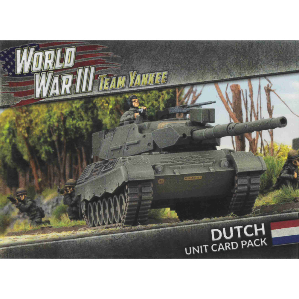 WWIII Team Yankee: Dutch - Unit Card Pack