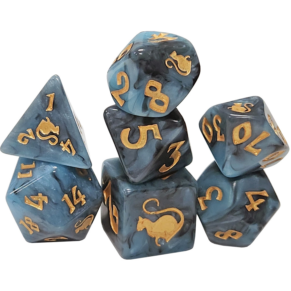 Kitty Clacks Dice: Bast (7)