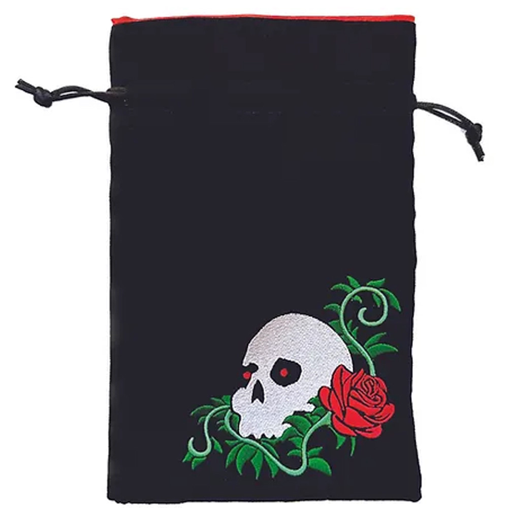 Dice Bag: Skull & Rose