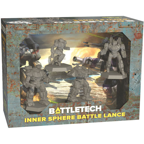 BattleTech: Miniature Force Pack - Inner Sphere Direct Fire Lance - CAT  35725 - Mindtaker Miniatures