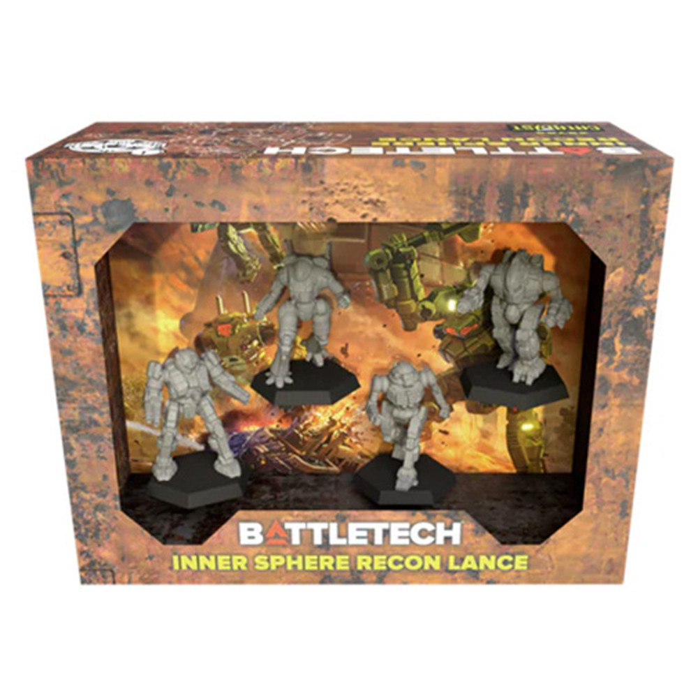 BattleTech: Inner Sphere Recon Lance Miniatures Pack