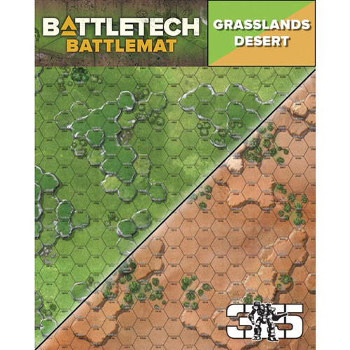 Battletech Battlemat: Desert / Grasslands A