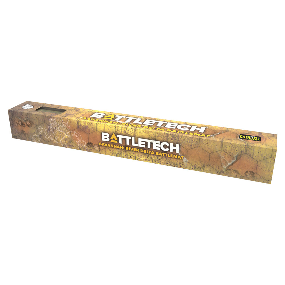 BattleTech: BattleMat - Savannahs River Delta/City Ruins (Preorder)