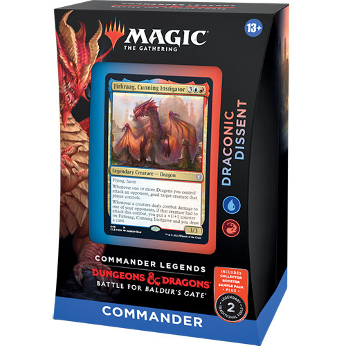 Magic Commander Legends Baldur's Gate Commander Deck Draconic Dissent