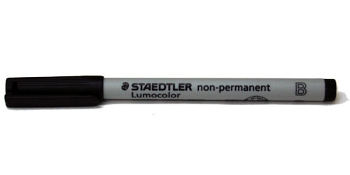 Staedtler Non-Permanent Marker: Wide Tip - Black