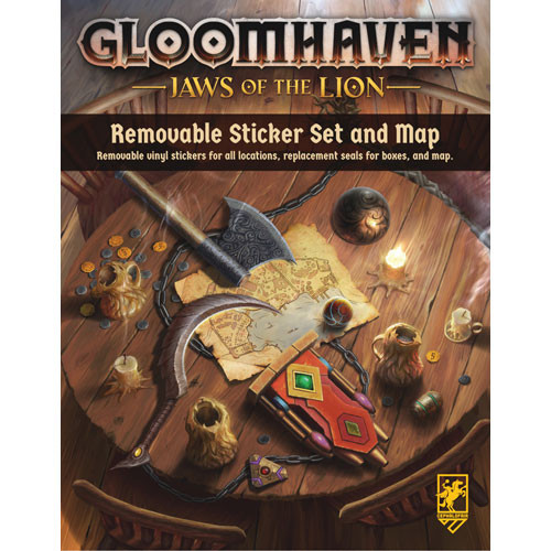 GLOOMHAVEN REMOVABLE STICKER SET for 1st & 2nd printing board game Cephalofair 