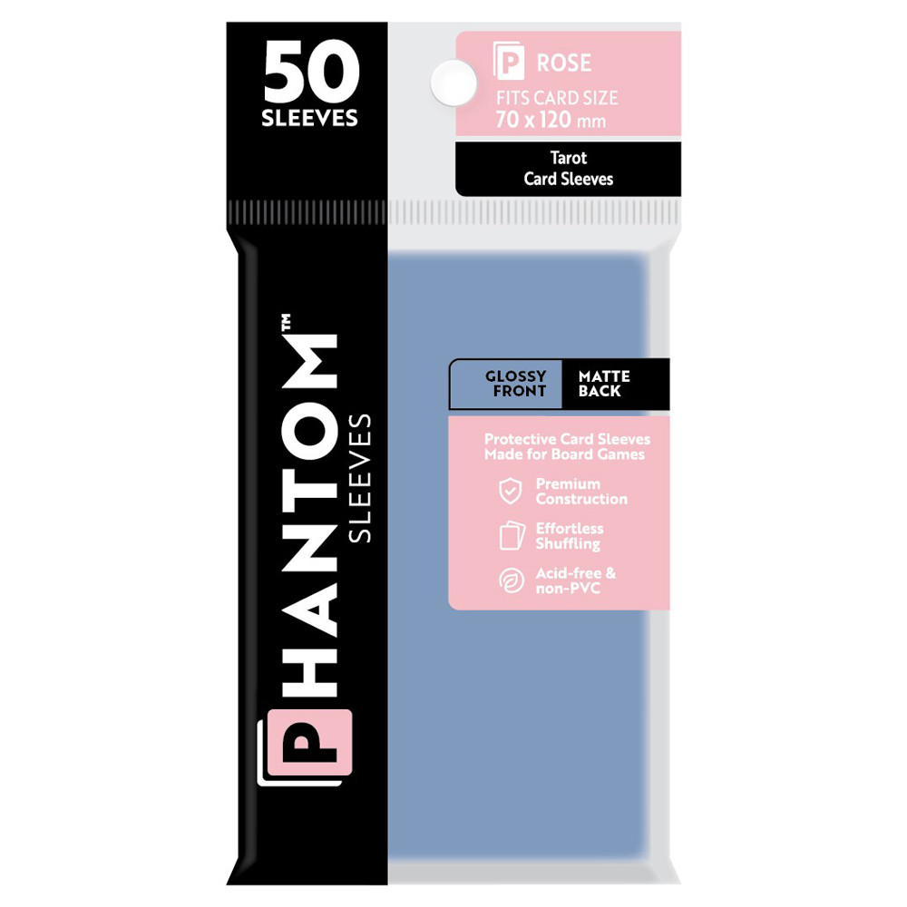 Phantom Sleeves: Rose Size 70 x 120mm - Glossy/Matte (50)