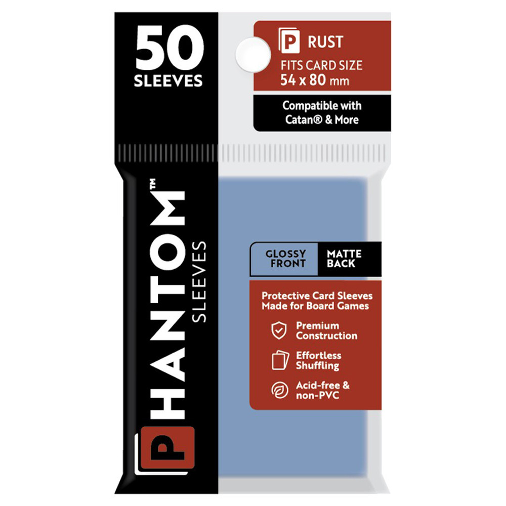 Phantom Sleeves: Rust Size 54 x 80mm - Glossy/Matte (50)