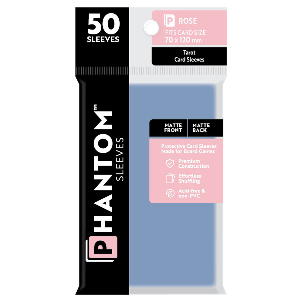 Phantom Sleeves: Rose Size 70 x 120mm - Matte/Matte (50)