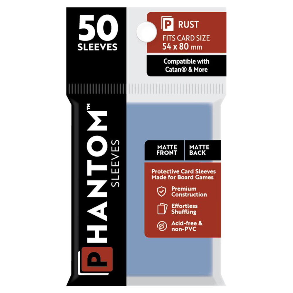 Phantom Sleeves: Rust Size 54 x 80mm - Matte/Matte (50)