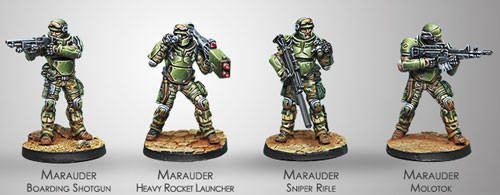 Infinity: Ariadna - Marauders, 5307th Ranger Unit (4)