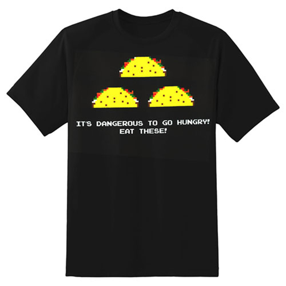 OffWorld Designs T-Shirt: It's Dangerous To Go Hungry (M)