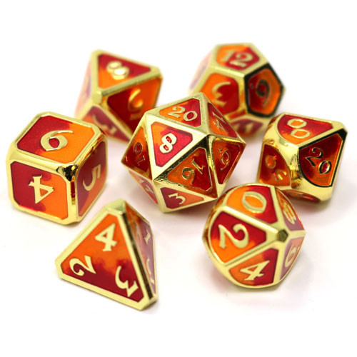 Die Hard Dice Polyhedral Set: Mythica - Spellbinder Phoenix (7)