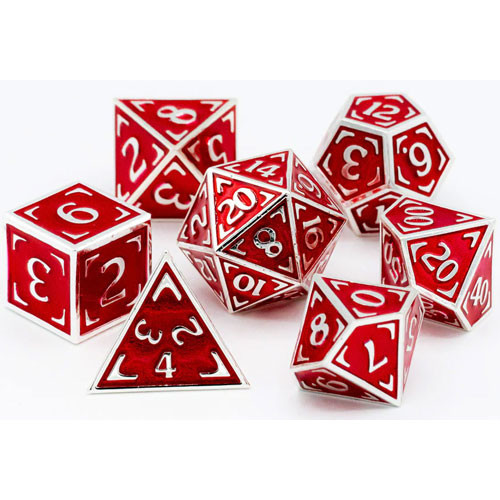 Die Hard Dice Polyhedral Set: Reticle - Zenith Redshirt (7)