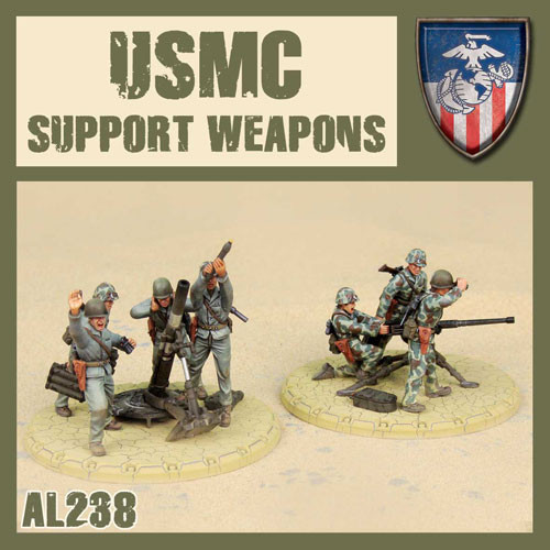 Dust 1947: Allies - USMC Support Weapons (Heavy MMG & Heavy Mortar)