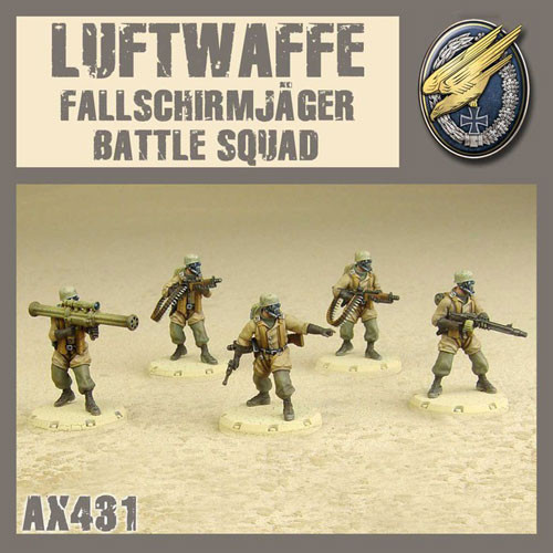 Dust 1947: Axis - Luftwaffe Fallschirmjager Battle Squad | Table Top ...