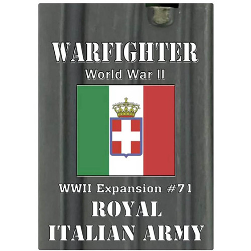 Warfighter WWII Mediterranean: 71 - Royal Italian Army