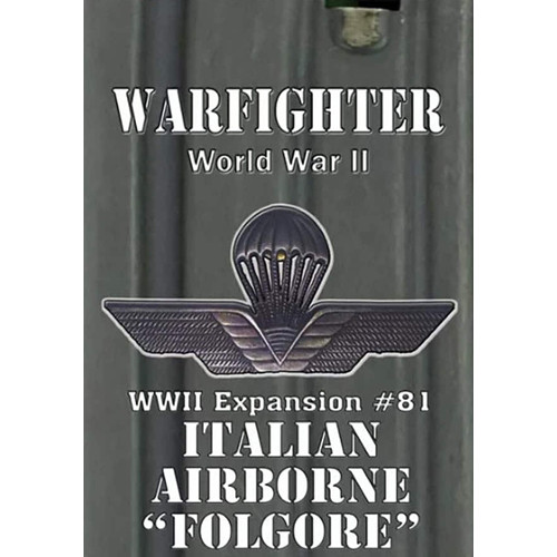 Warfighter WWII Mediterranean: Exp #81 Italian Airborne "Folgore"