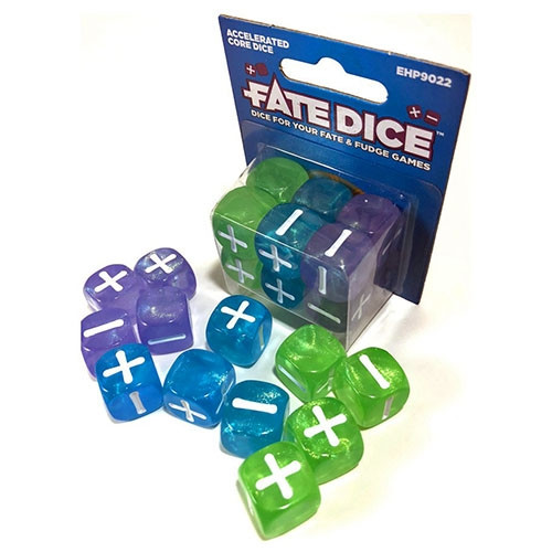 Fate Dice: Accelerated Core Dice (12)