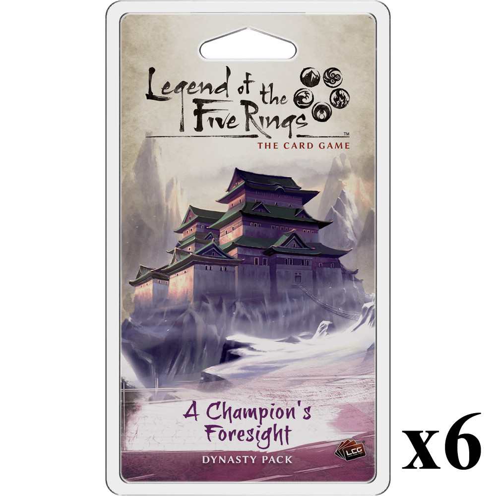Legend of the Five Rings LCG: A Champion's Foresight Dynasty Pack CASE
