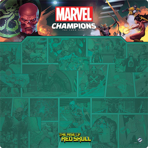 Marvel Champions Lcg Red Skull 1 4 Player Playmat Board Games Miniature Market