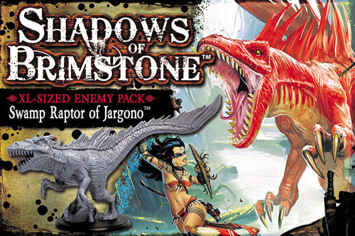 Shadows of Brimstone: XL Enemy Pack - Swamp Raptor