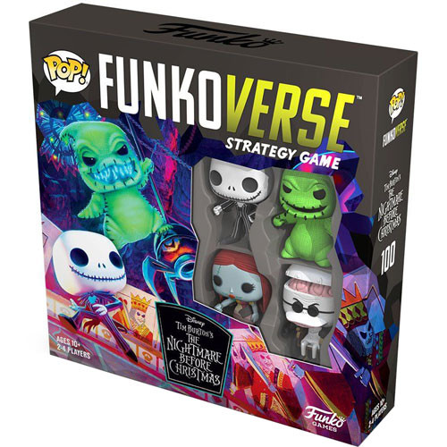 Funkoverse Strategy Game: The Nightmare Before Christmas 100 4-Pack