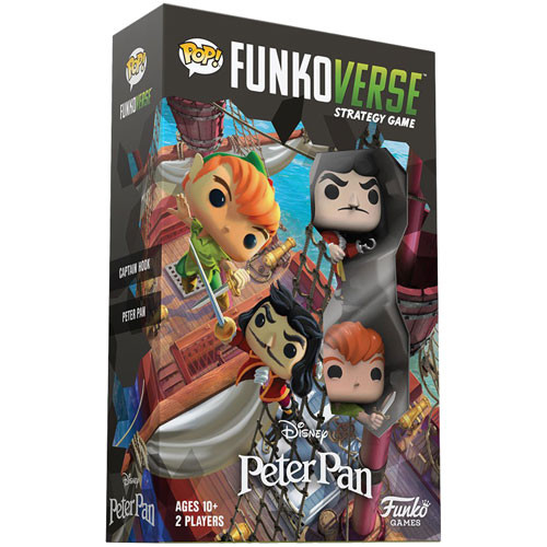 Funkoverse Strategy Game: Peter Pan 100 2-Pack (Cpt Hook & Peter Pan) |  Board Games | Miniature Market