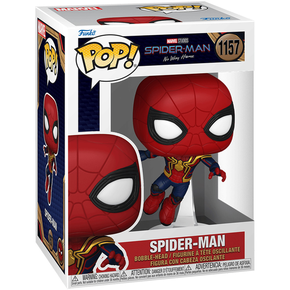 Funko POP! Bobblehead: Spider-Man No Way Home Leaping Spider-Man #1157 ...